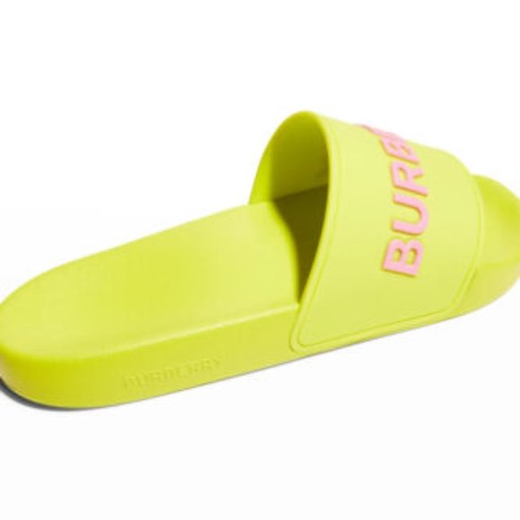 BURBERRY Furley Logo Slide Sandals - Picture 3 of 5